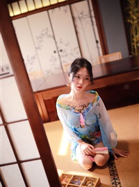 No.020 Douniang - Rishi water blue kimono 30 pieces 88 yuan(3)